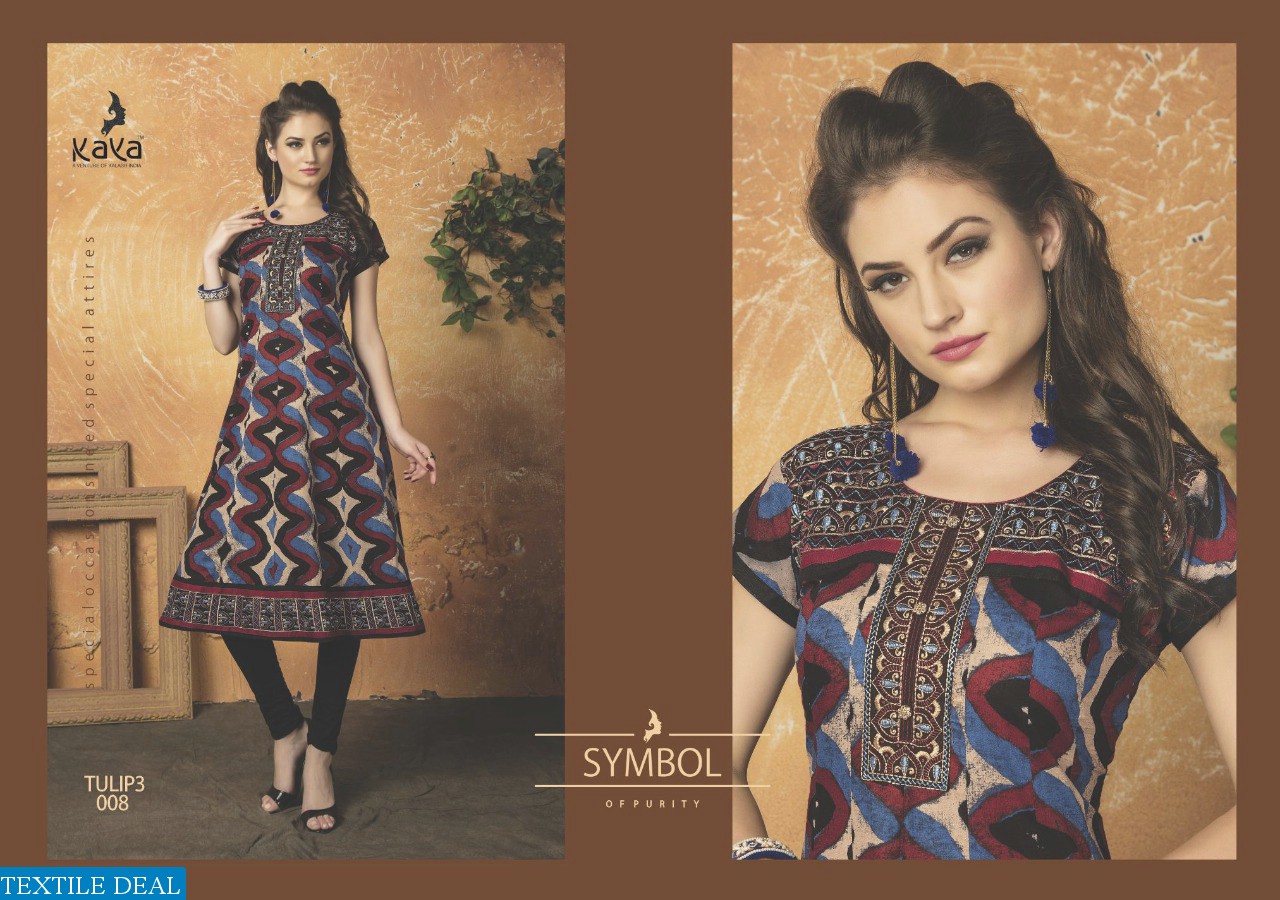 kaya Tulip vol-3 Wholesale Ready made kali kurtis